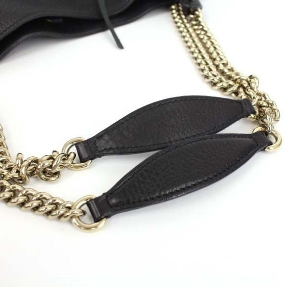 Gucci Chain Shoulder Bag Interlocking G Black - Picture 6 of 7